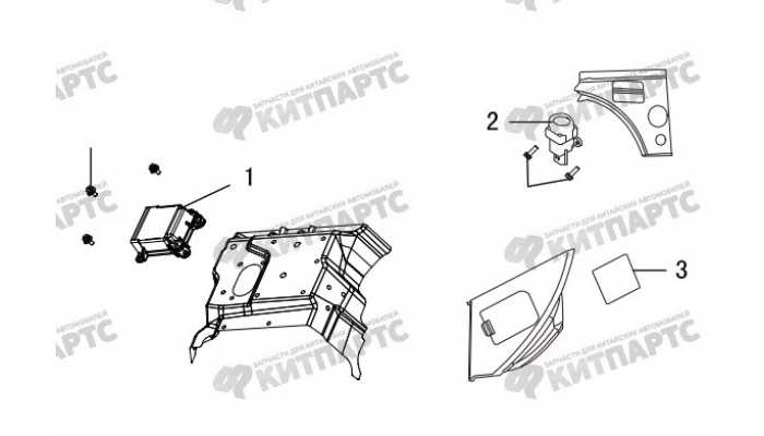 Блок управления подушками безопасности Great Wall Hover H5