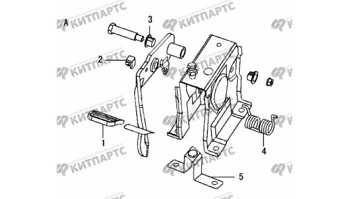Педаль сцепления Great Wall Wingle 3