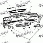 Бампер передний в сборе